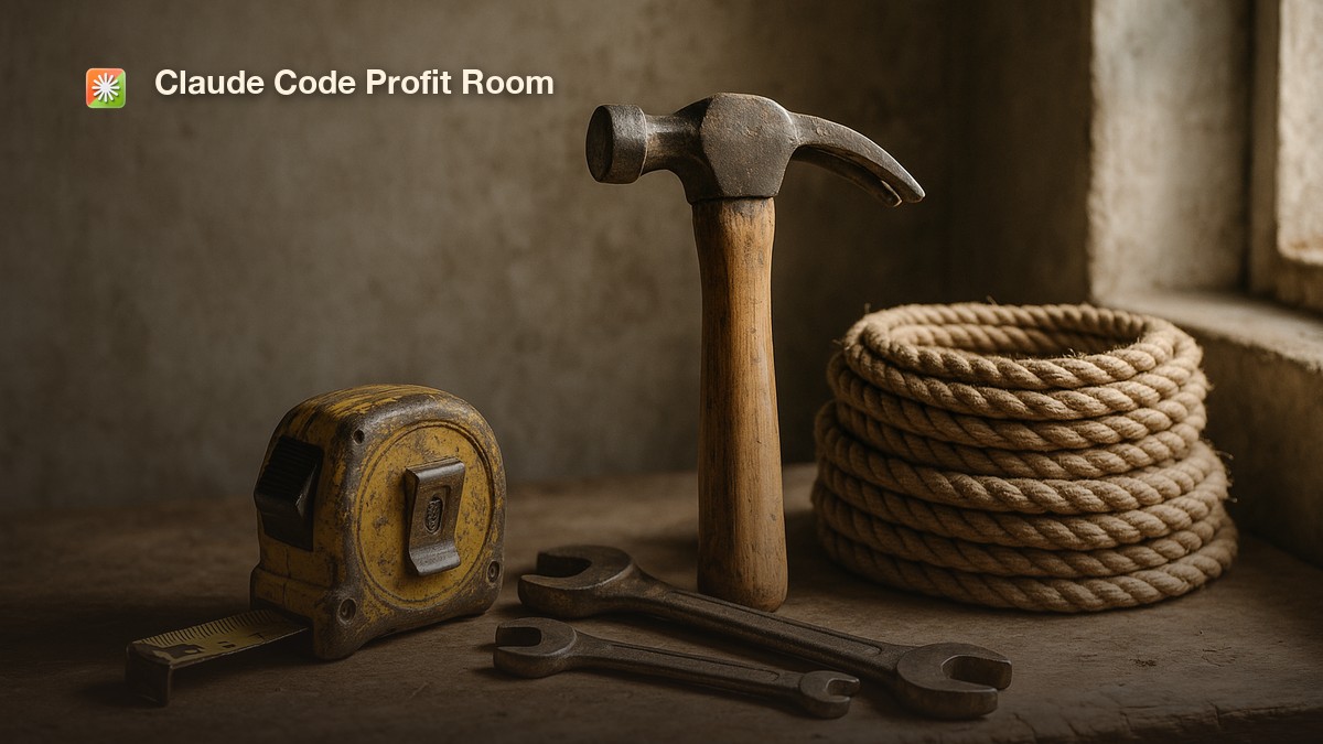 A small coin beside an oversized blank price tag on a dark desk in moody light